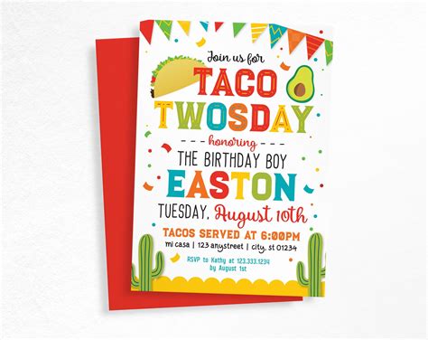 taco invitation|taco bout a party invitation.